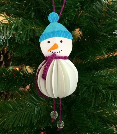  Создание праздничной гирлянды с изображением снеговика из бумаги на Новый Год