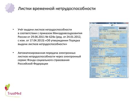  Шаг 2: Создание электронного листа нетрудоспособности (ЭЛН)